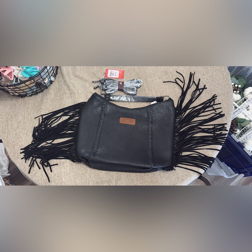Black Montana west handbag